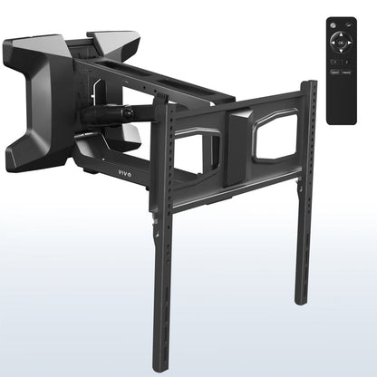 Electric TV Wall Mount elevates your screen to a comfortable viewing height.