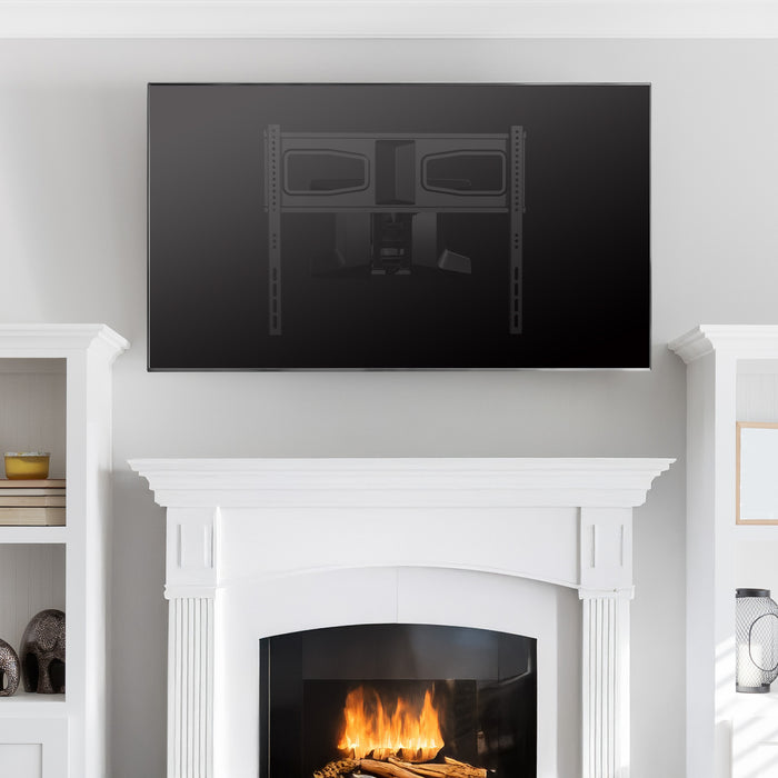 Fireplace Mantel Electric TV Wall Mount - 37" to 70" Screens
