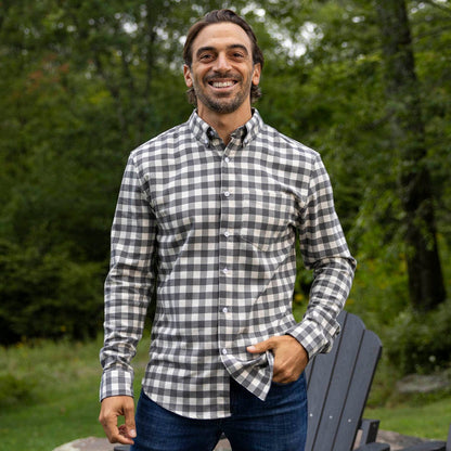 RSVLTS RSVLTS Flanny DeVito _ BorlandFlex™ Long Sleeve Flannel