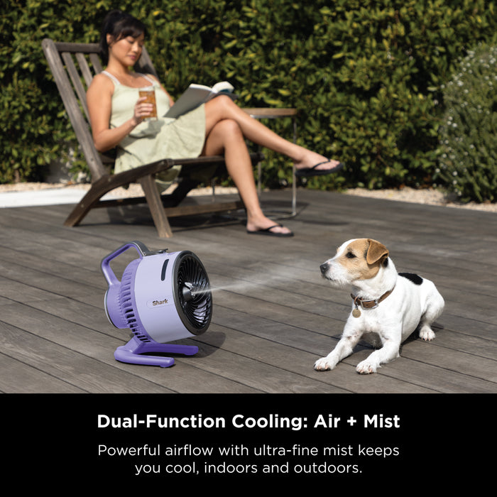FLEXBREEZE HYDROGO™ PORTABLE MISTING FAN