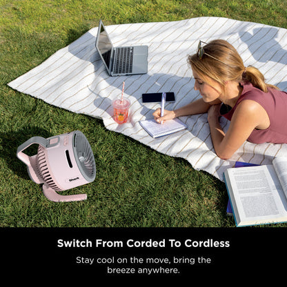 FLEXBREEZE HYDROGO™ PORTABLE MISTING FAN