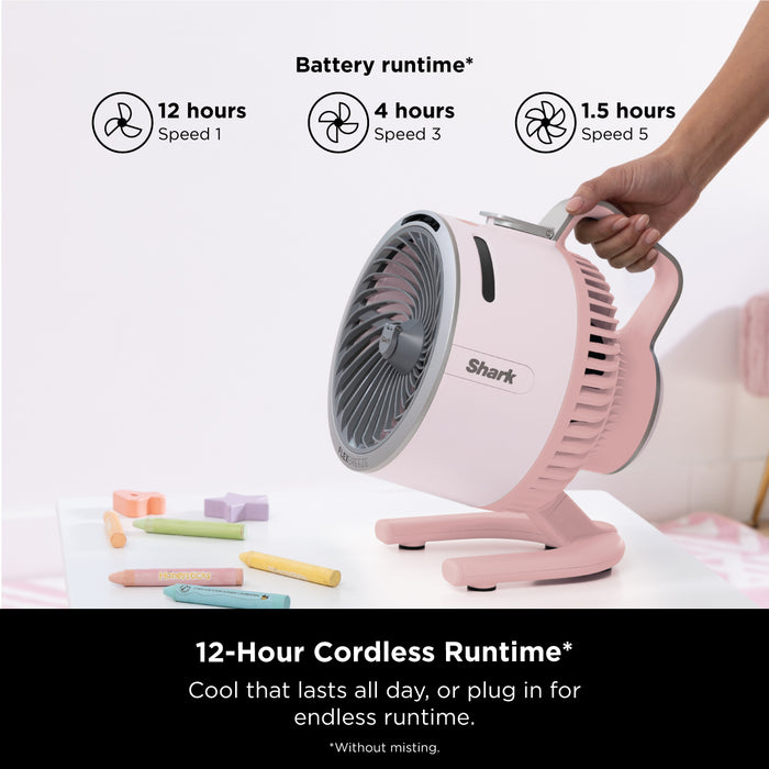 FLEXBREEZE HYDROGO™ PORTABLE MISTING FAN