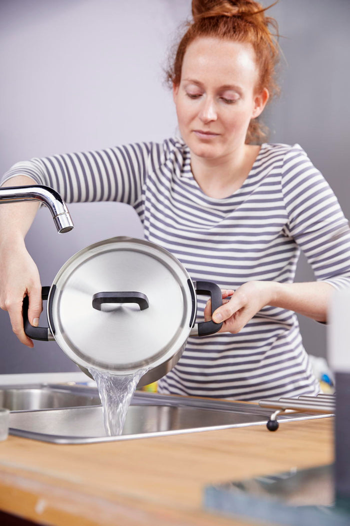 Flow Cool pannenset 4-delig zilver gootsteen