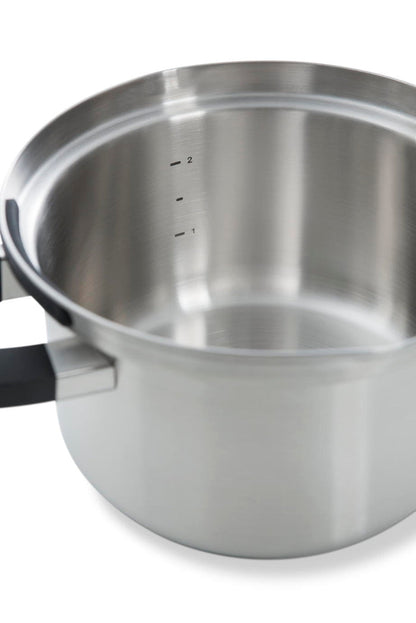 Flow Cool pannenset 4-delig zilver binnenzijde