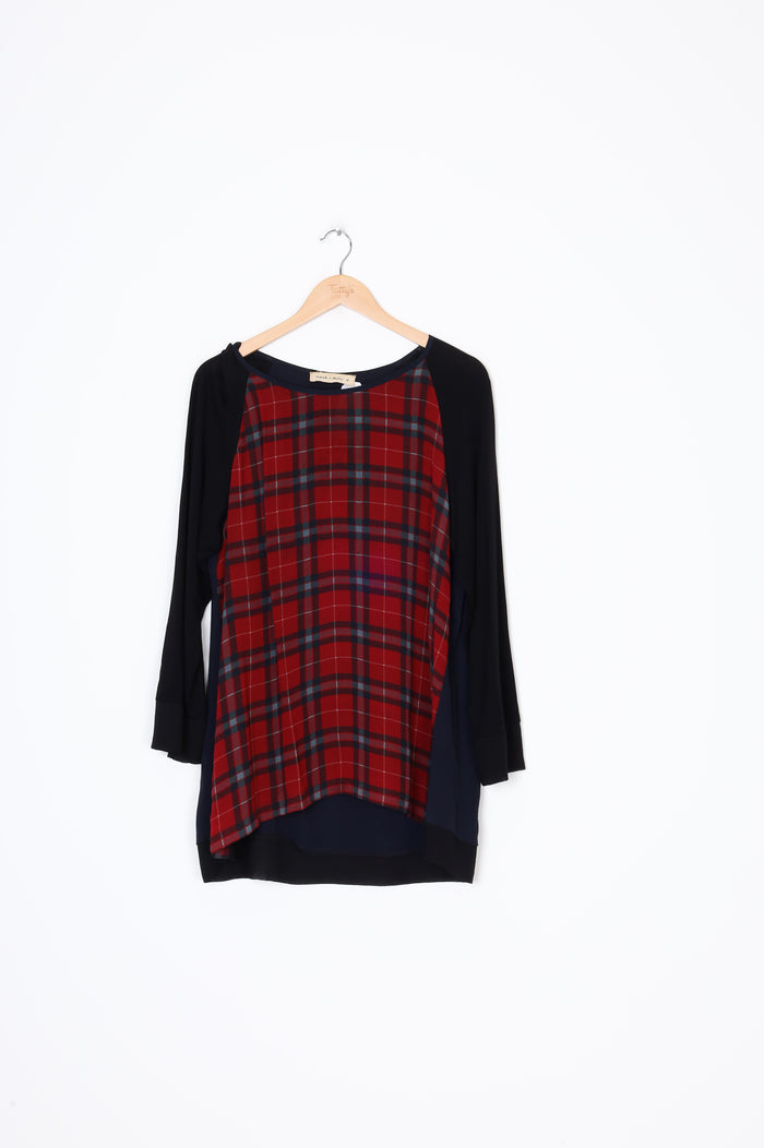 Frank + Molly Womens Red Top Size 14