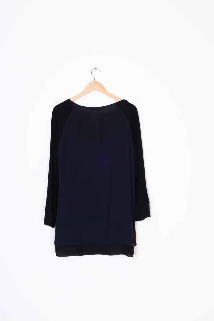 Frank + Molly Womens Red Top Size 14