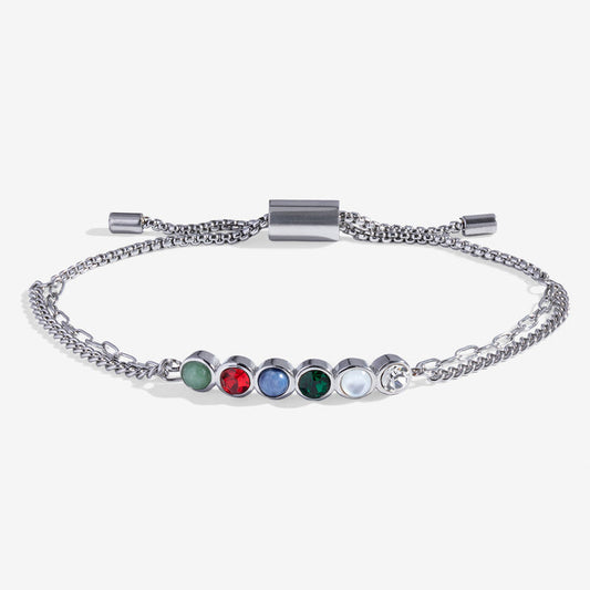 Friend Hidden Message Acrostic Bolo Bracelet