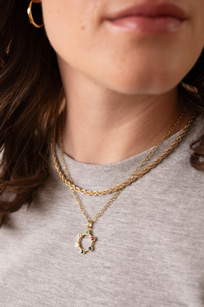 Friend Hidden Message Acrostic Necklace