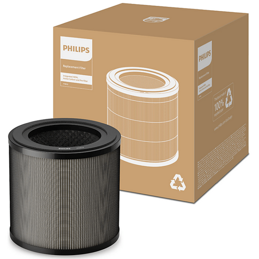 Philips air filter with packaging on a white background