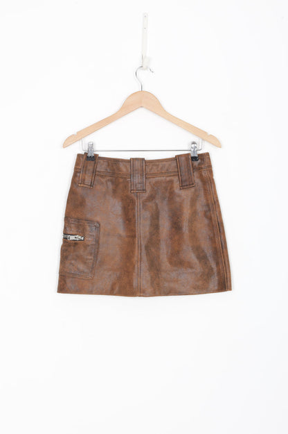 Ganni Womens Brown Mini Skirt Size 36