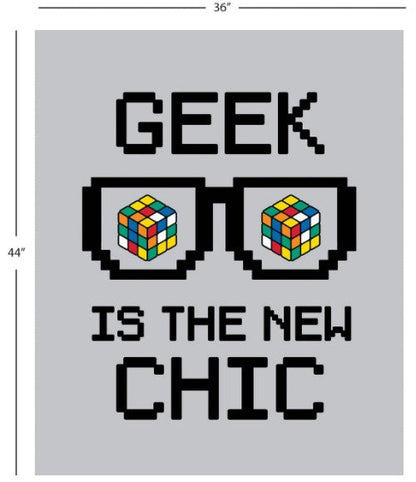 Geek is the new Chic Fabric Panel, Camelot