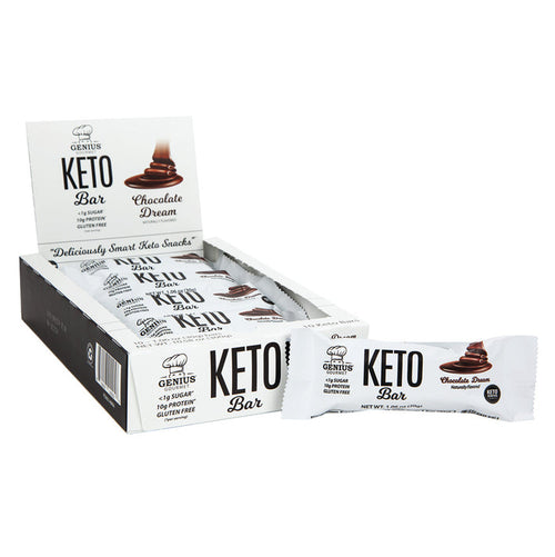 Genius Gourmet Chocolate Dream Protein Bars - 10 Count