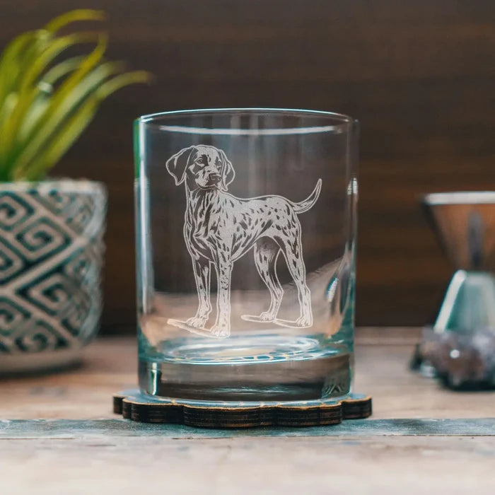 German Shorthaired Pointer Dog Breed Old Fashioned Glass 12 oz.