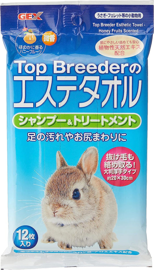 Gex Top Bleeder Disposable Towels for Rabbits 12 Pieces Per Pack