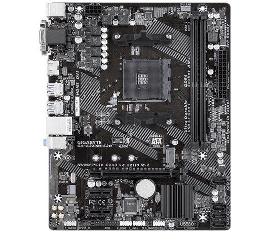 GIGABYTE GAA320MS2H AMD Socket AM4 AMD Ryzen 3000 Desktop Ready Motherboard