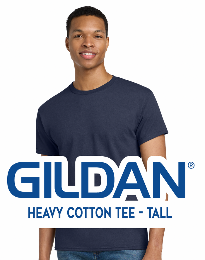 Gildan Heavy Cotton Mens/Unisex TALL Short Sleeve