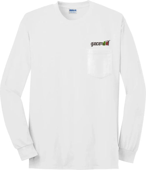 Gildan Ultra Cotton 100% US Cotton Long Sleeve T-Shirt with Pocket