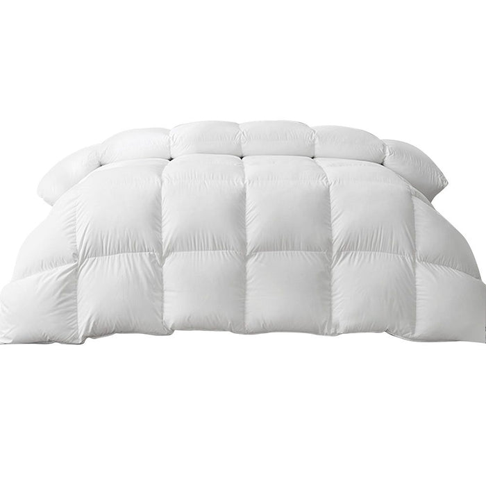 Giselle Bedding Duck Down Feather Quilt 700GSM Queen Size -Home Living Store - -