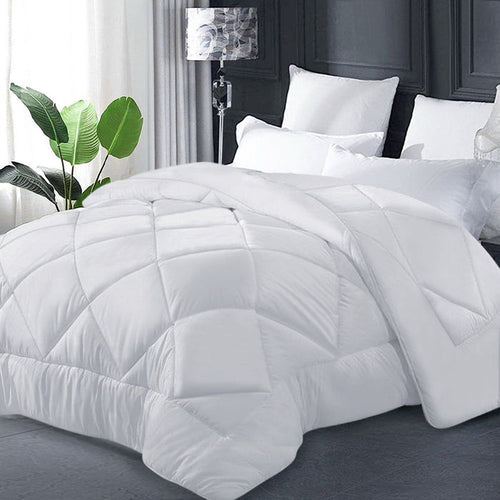 Giselle Bedding Queen Size 400GSM Microfibre Bamboo Microfiber Quilt -Home Living Store - -