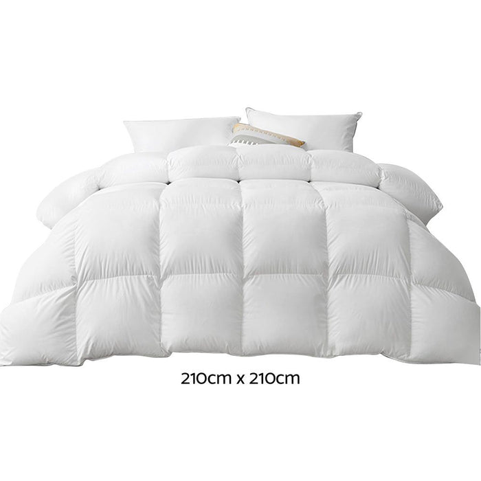 Giselle Bedding Queen Size 800GSM Goose Down Feather Quilt -Home Living Store - -