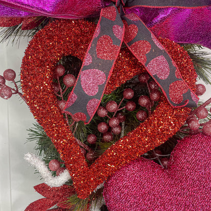 Glitter Hollow Heart