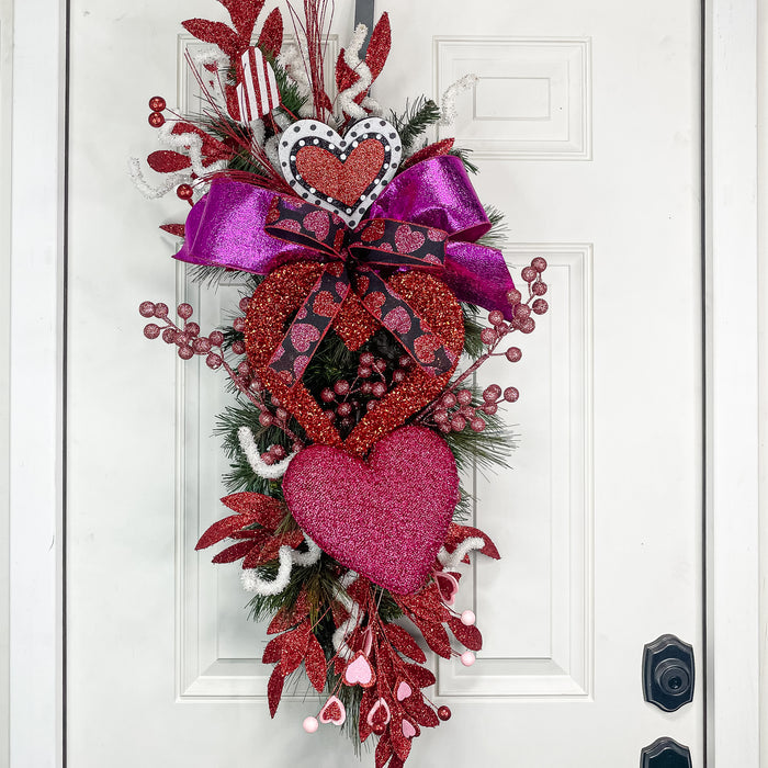 Glitter Hollow Heart