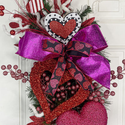 Glitter Hollow Heart