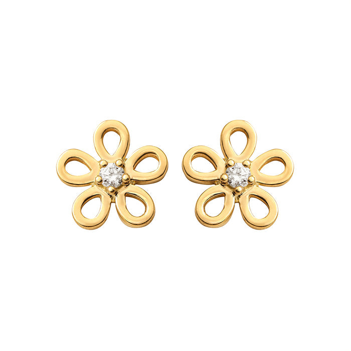 Golden Daisy Studs