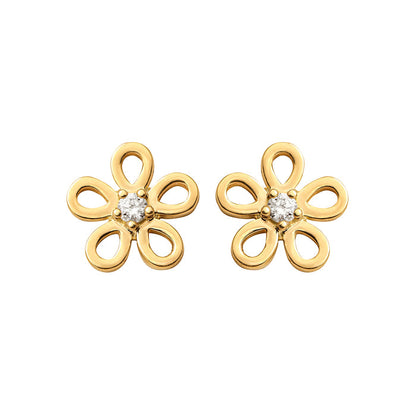 Golden Daisy Studs