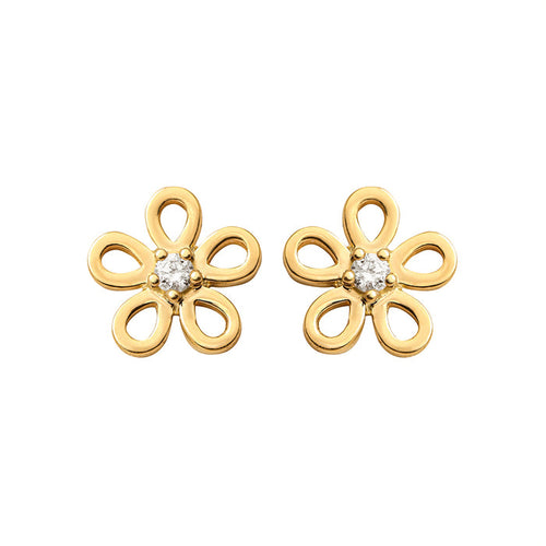 Golden Daisy Studs