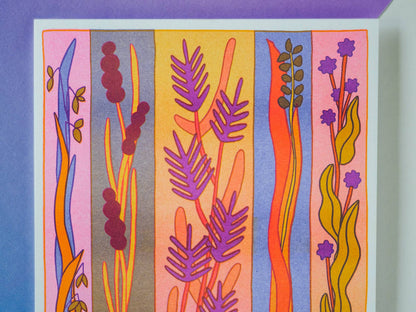 Grain Time  - Risograph Art Print