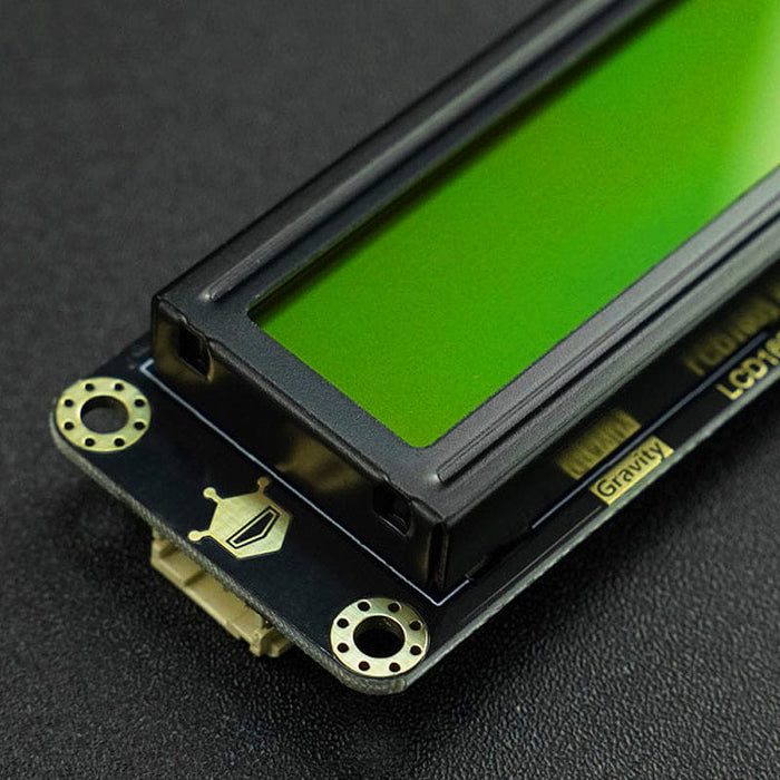 Gravity: I2C LCD1602 Arduino LCD Display Module (Green) by DFRobot - The Pi Hut