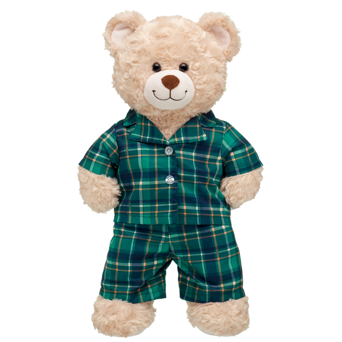Green Plaid PJ Set