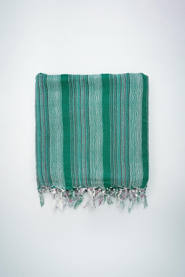 Green Teal Montauk Towel