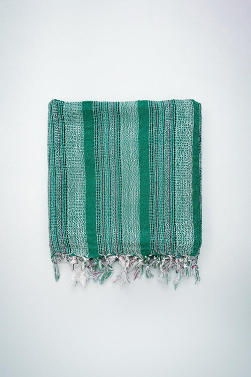 Green Teal Montauk Towel