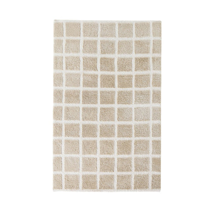 Gridlock Plush Rug Ivory 150x240cm