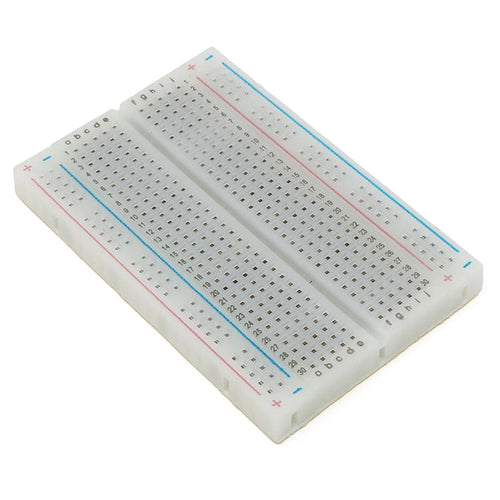 Half-Size Breadboard - White by The Pi Hut - The Pi Hut