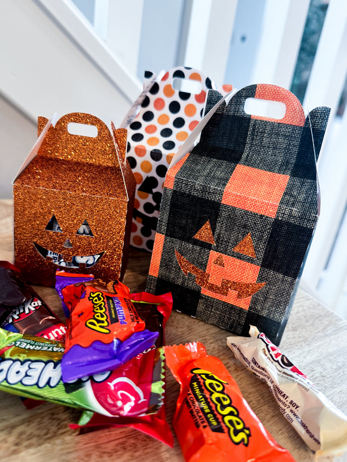Halloween Treat Boxes 3 Design Cut Files (Downloadable Cut File Designs)