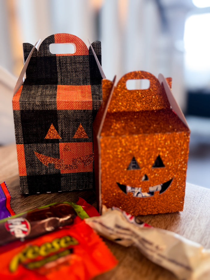 Halloween Treat Boxes 3 Design Cut Files (Downloadable Cut File Designs)