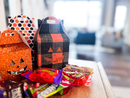 Halloween Treat Boxes 3 Design Cut Files (Downloadable Cut File Designs)