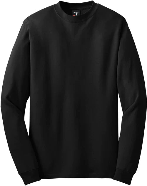Hanes Beefy-T 100% Cotton Long Sleeve T-Shirt