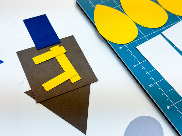 Hanukkah Symbols from Basic Shapes (Downloadable Technique Sheet)