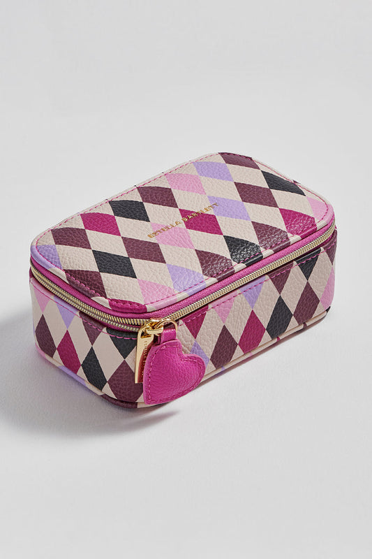 Harlequin Print Mini Jewellery Box