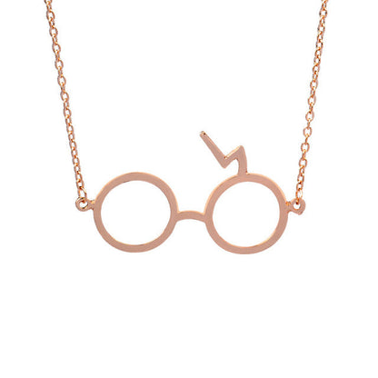 Harry Potter Lightning Scar Glasses Necklaces For Women