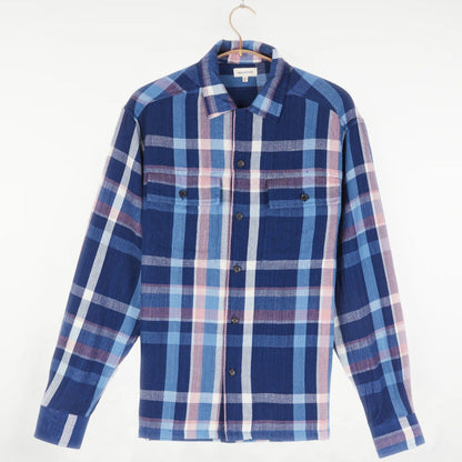 Harshil Two-Pocket L/S Shirt Indigo