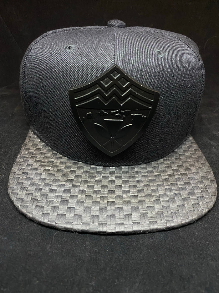 Hawaii Steel Black On Black Metal Limited Snapback