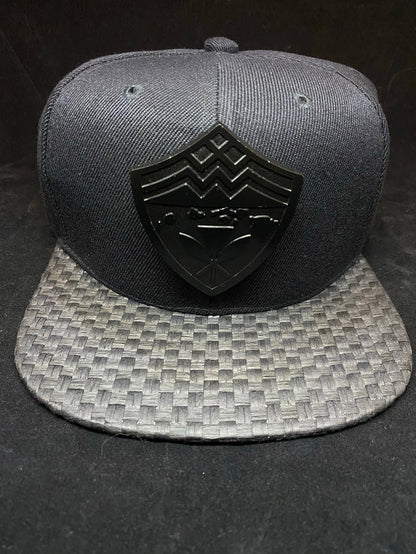 Hawaii Steel Black On Black Metal Limited Snapback