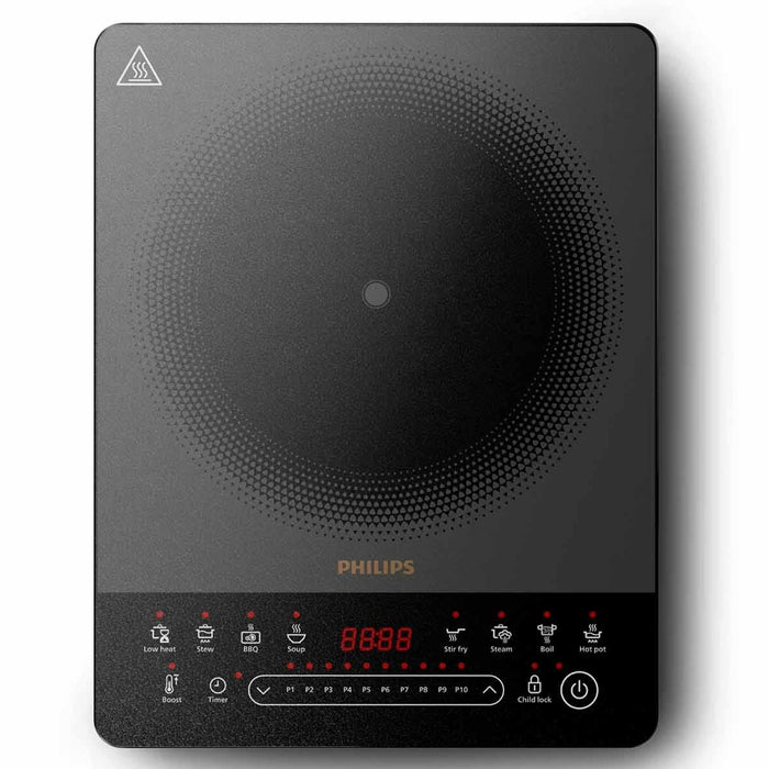 Philips induction cooktop on a white background