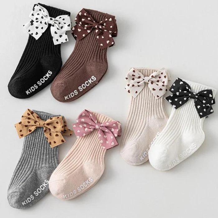 HEART BOWTIES Socks