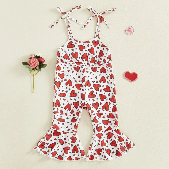 HEARTS Bellbottom Pull-up Jumpsuit